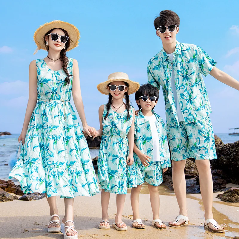 Summer Clothing Resort - Ensemble de vêtements de plage assortis