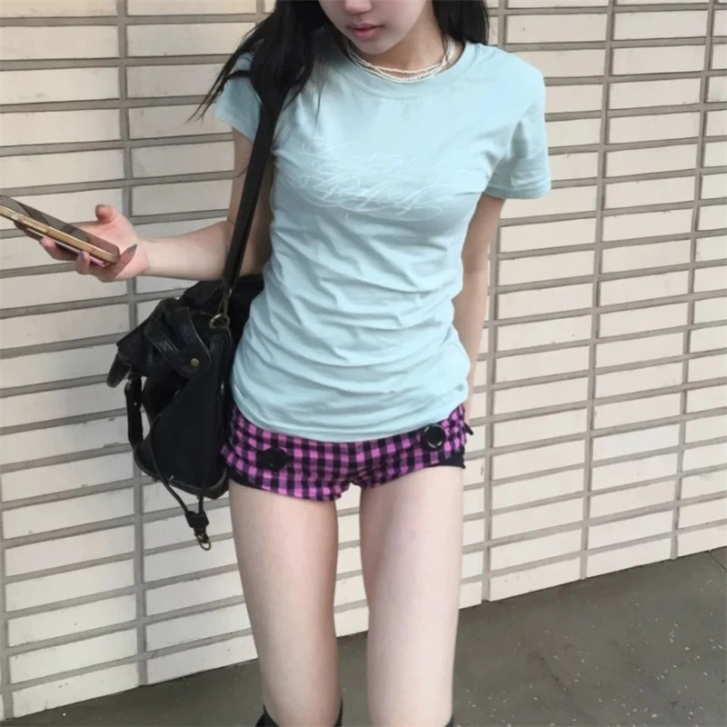 Summer Clothing New Look - T-shirt Y2K pour femme, nouvelle collection