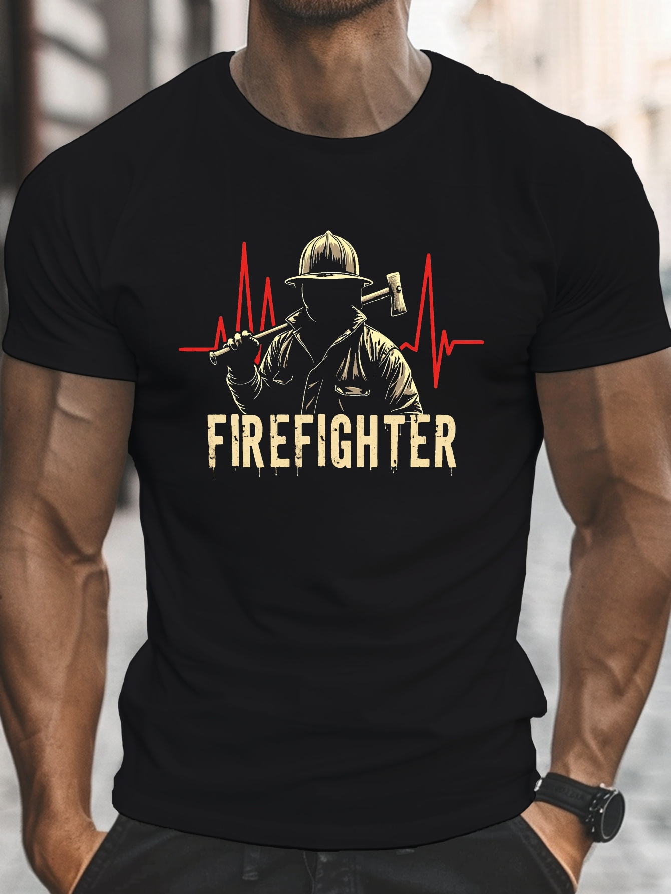 Summer Clothing Range - T-shirt graphique pour homme 180 Long