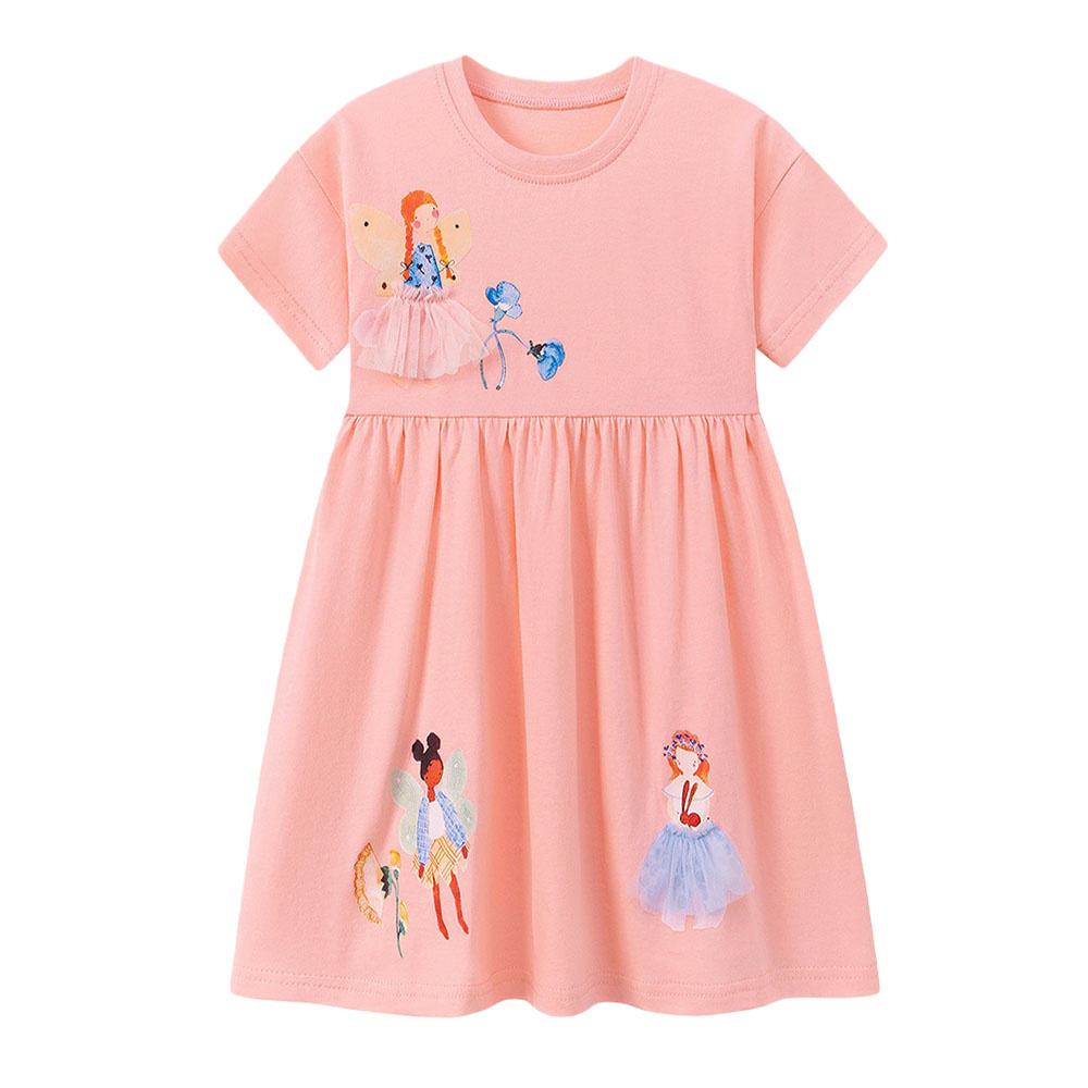 Summer Clothing Drawing - Robes d'été à manches courtes pour