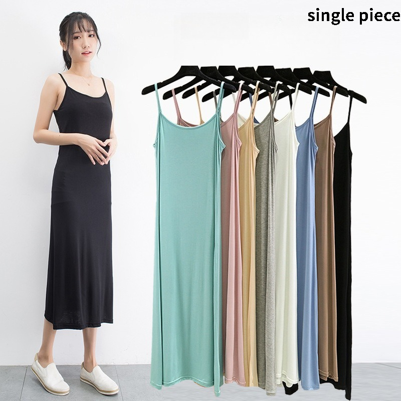 Summer Clothing On Sale - Robe Camisole Modale pour Femme, Tenue
