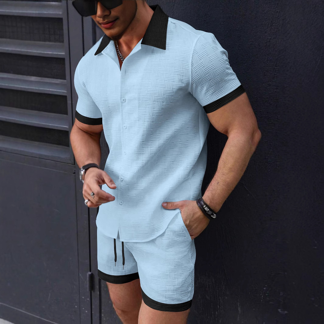 Summer Clothing Beach - Ensemble assorti tendance pour homme :