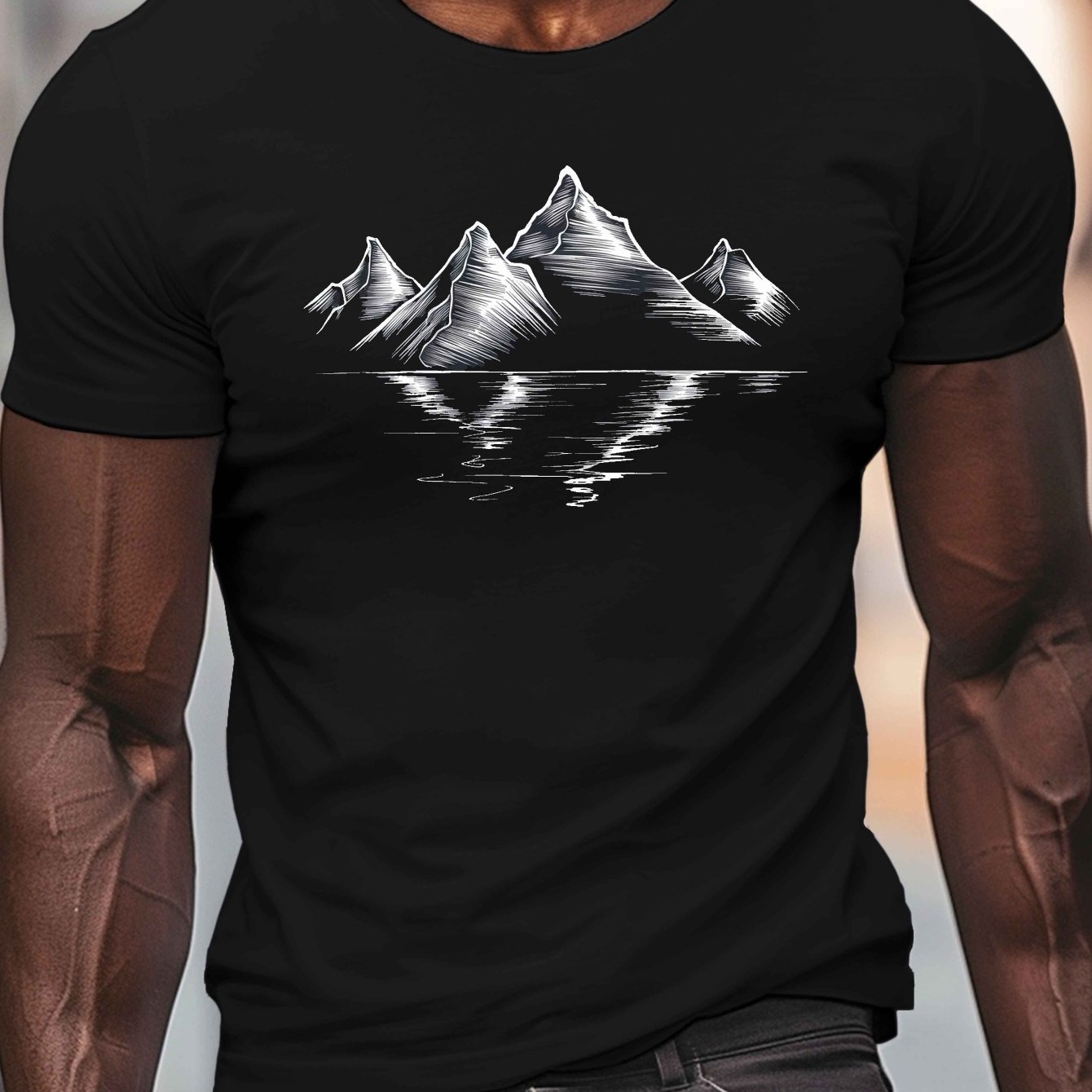 Summer Clothing Range - T-shirt décontracté pour homme avec imprimé