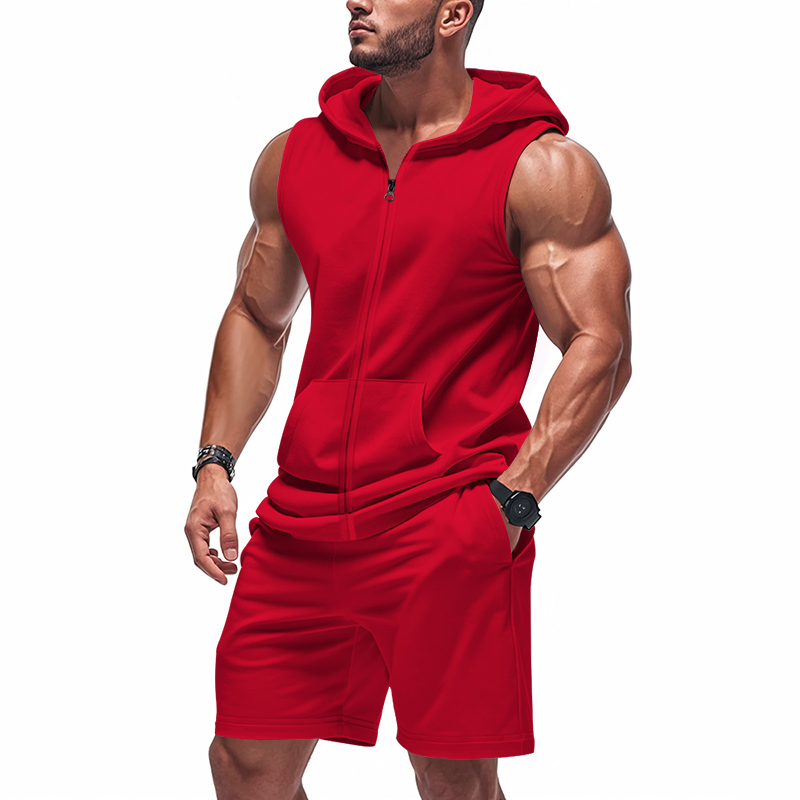 Summer Gym Clothing - Ensemble deux pièces pour homme, sweat