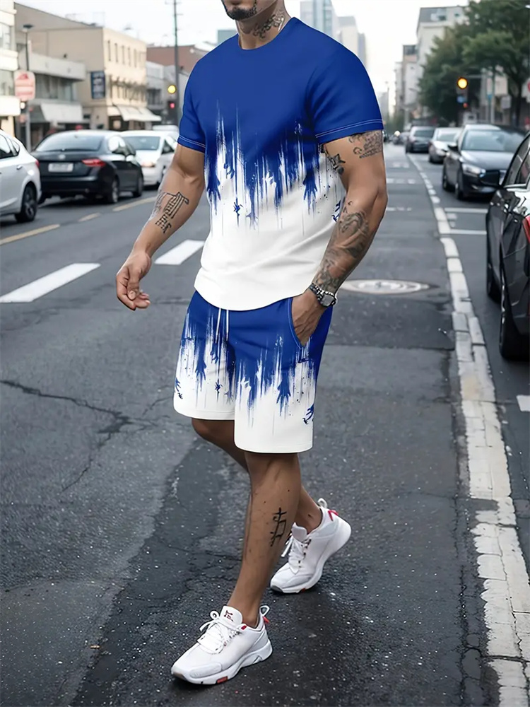 T-shirt à texture dégradée pou - Summer Gym Clothing avis et prix