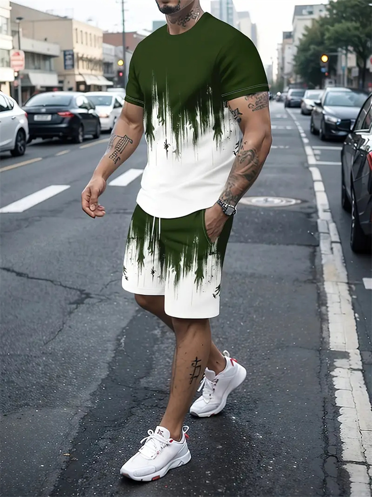 T-shirt à texture dégradée pou - Summer Gym Clothing avis et prix