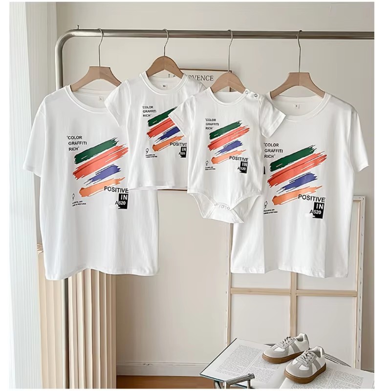 T-shirts Assortis Famille Été  - Summer Clothing Drawing avis et prix