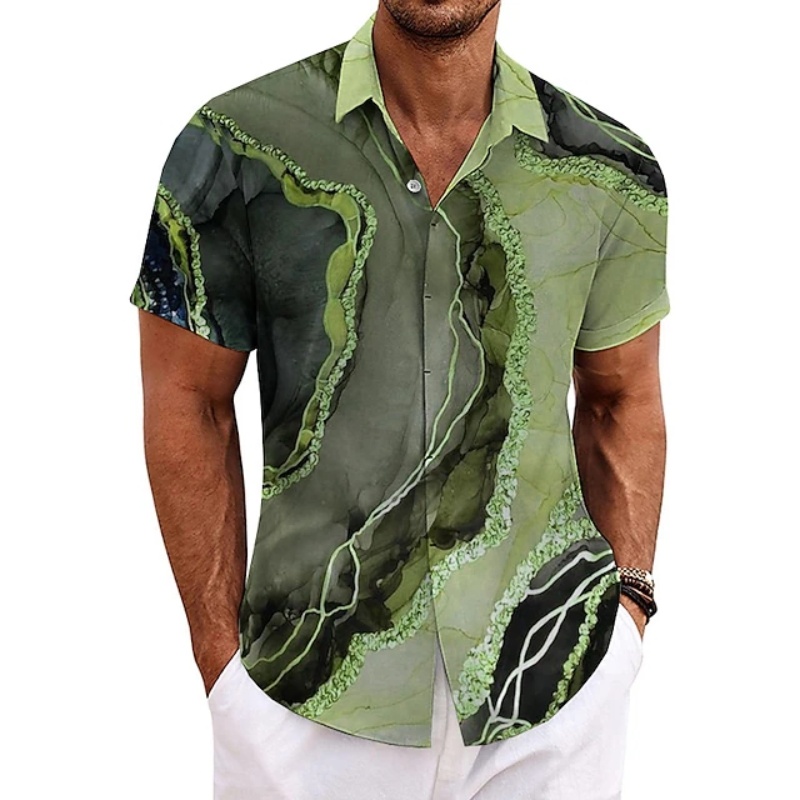 Chemise d'été pour homme, styl - Summer Vacation Clothing Men avis et prix