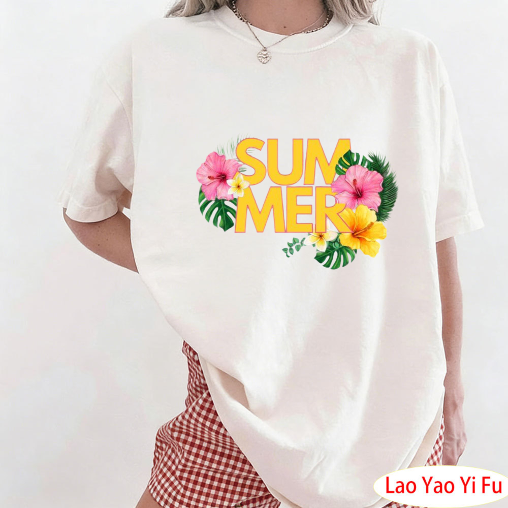 T-shirt floral tropical d'été, - Summer Clothing Resort avis et prix