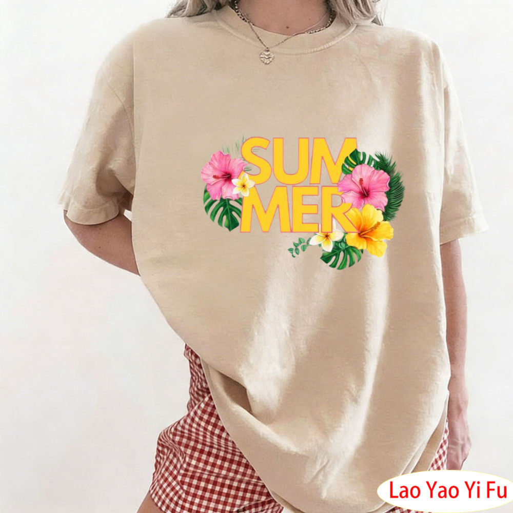 T-shirt floral tropical d'été, - Summer Clothing Resort avis et prix