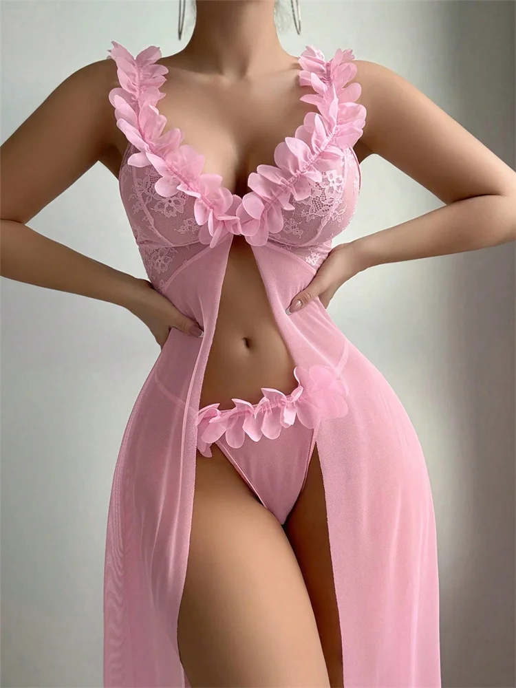 Chemises de nuit sexy à fleurs - Summer Clothing On Sale avis et prix
