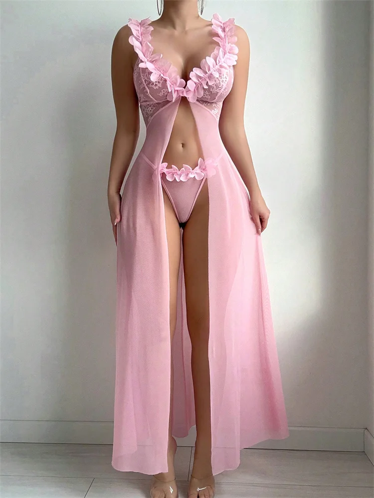 Chemises de nuit sexy à fleurs - Summer Clothing On Sale avis et prix