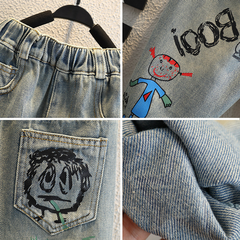 Bébé garçon jean pour enfants  - Summer Clothing Drawing avis et prix