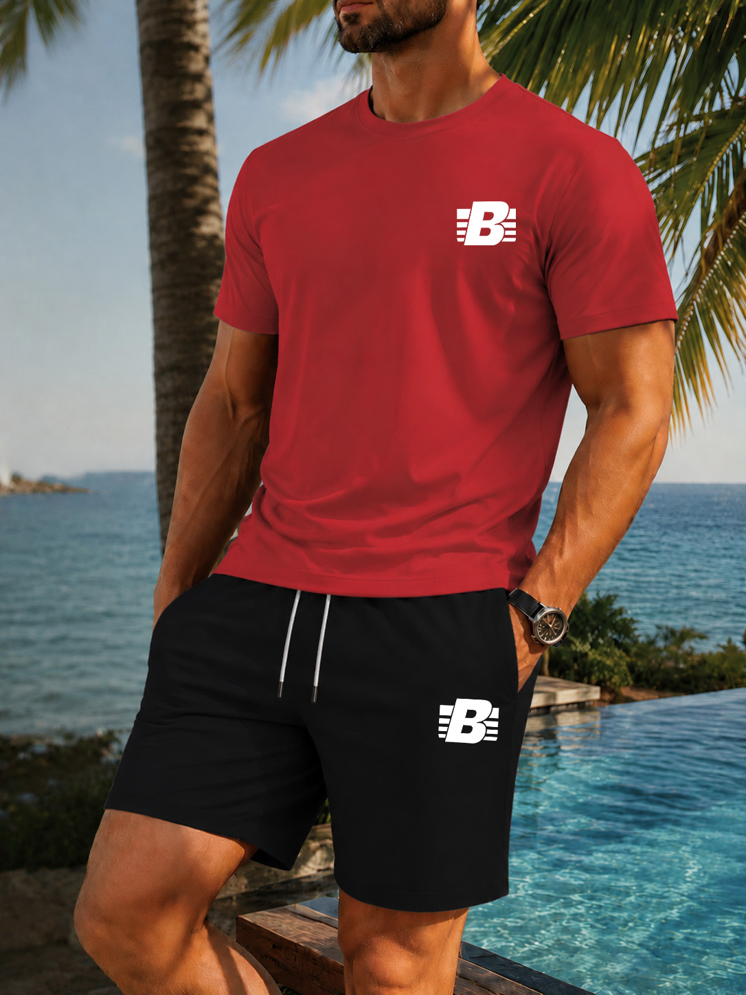 Ensemble de survêtement décont - Summer Gym Clothing avis et prix