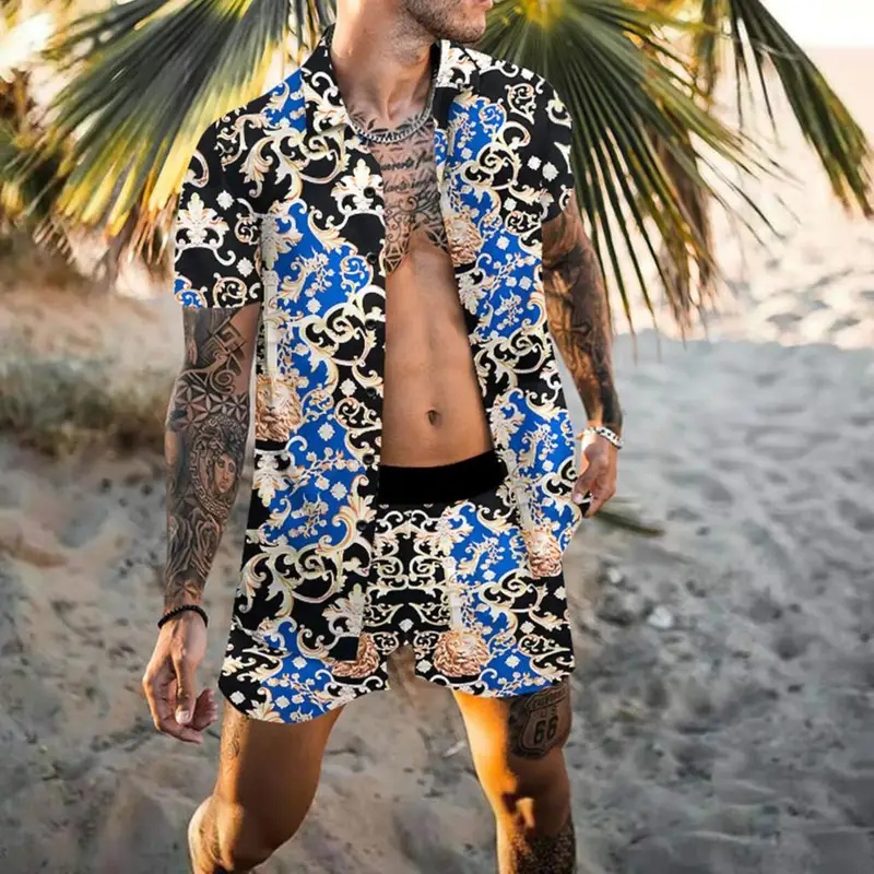 Ensemble chemise homme été exq - Summer Clothing Beach avis et prix