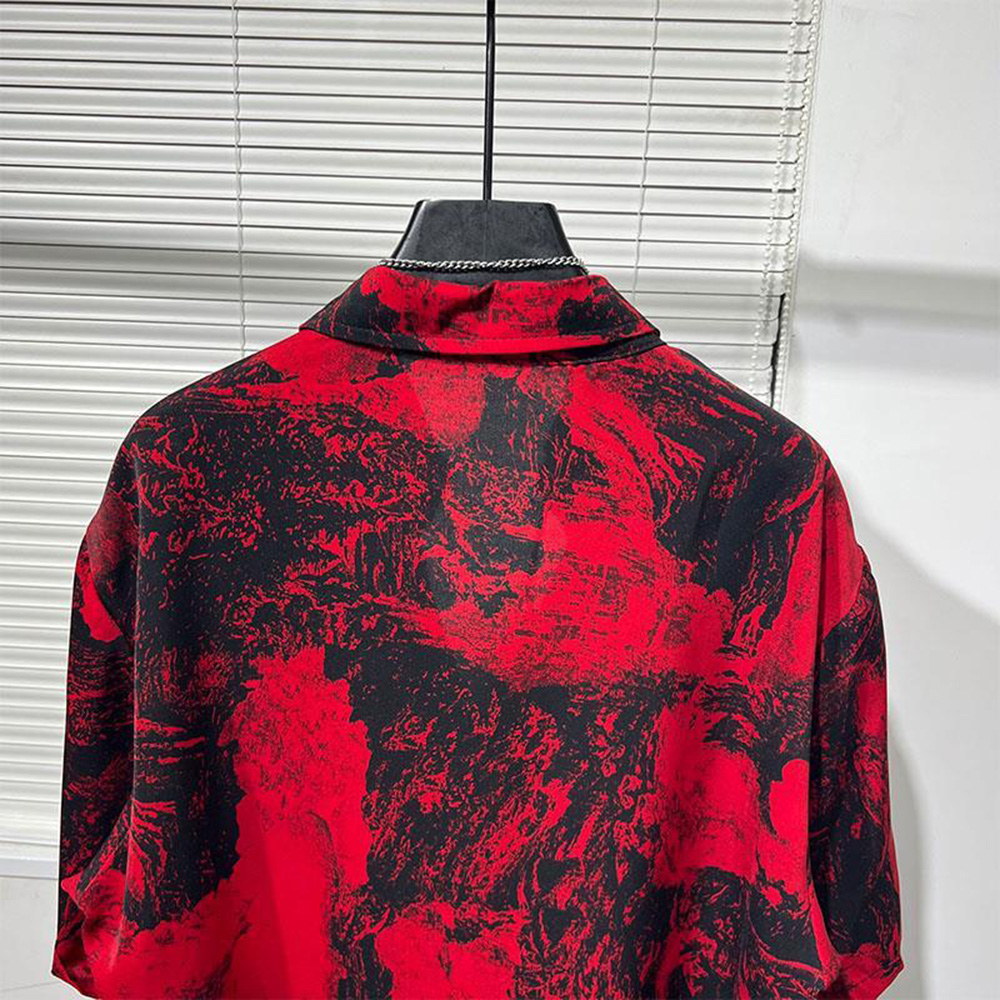 Chemise de peinture de paysage - Summer Vacation Clothing Men avis et prix
